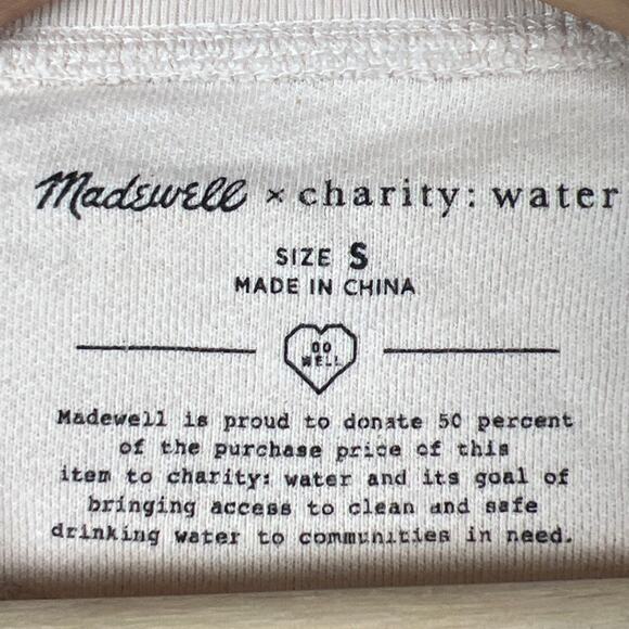 Madewell x Charity:Water Recycling Sweatshirt Size S - Picture 2 of 6